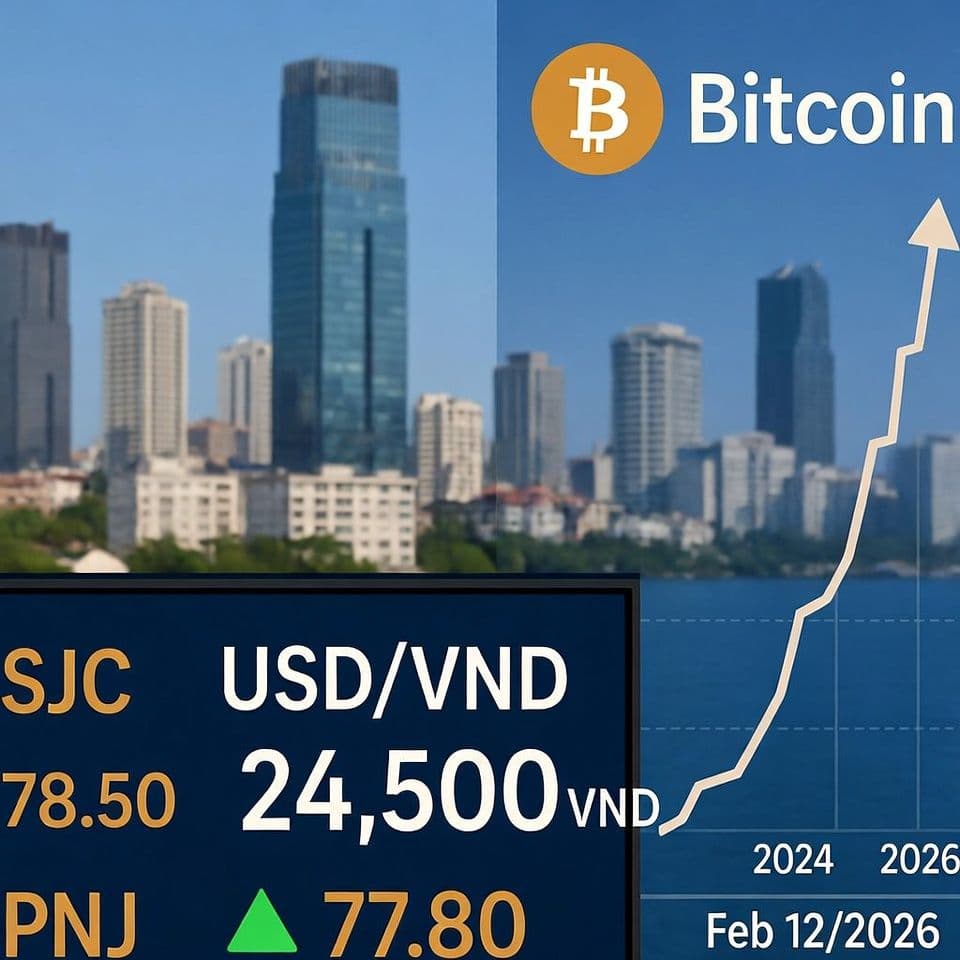Tỷ Giá USD Giữ Vững, Giá Vàng SJC Ổn Định Giữa Biến Động Toàn Cầu